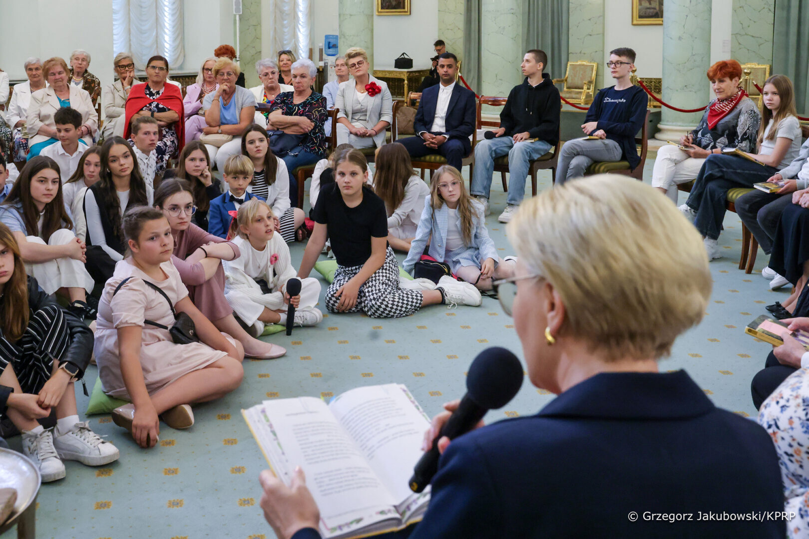czytanie w Pałacu Prezydenckim
