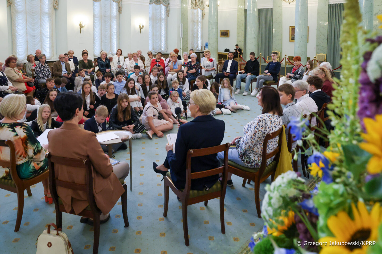 czytanie w Pałacu Prezydenckim