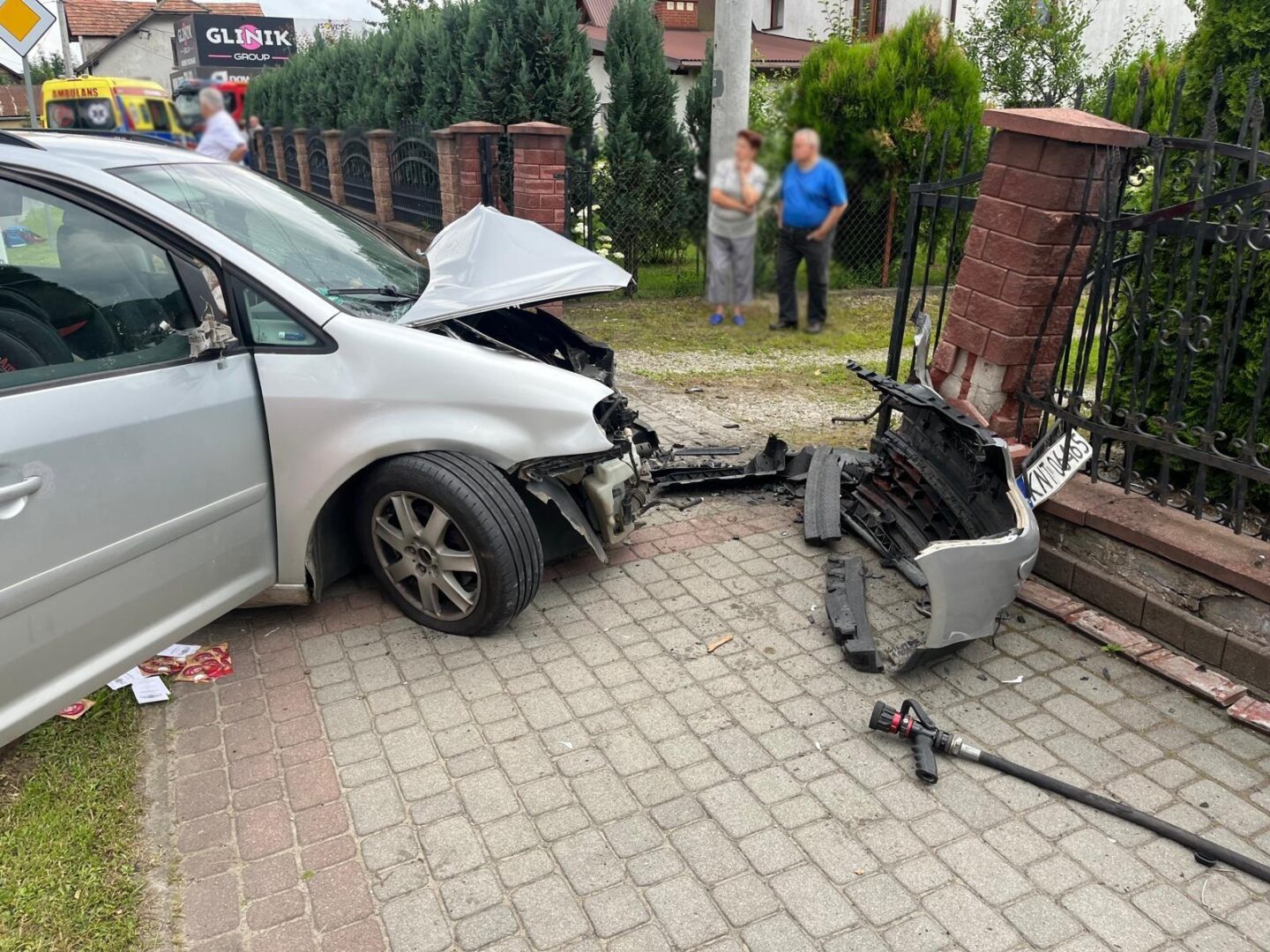 wypadek Łącko