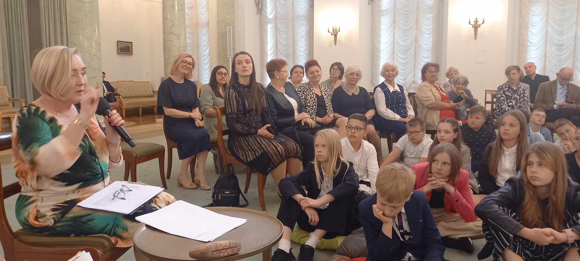 czytanie w Pałacu Prezydenckim