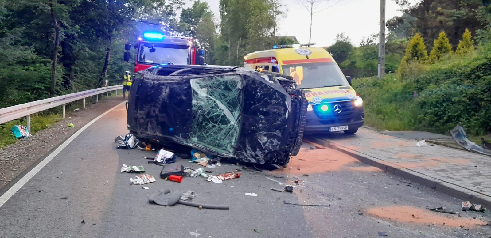 wypadek Naściszowa