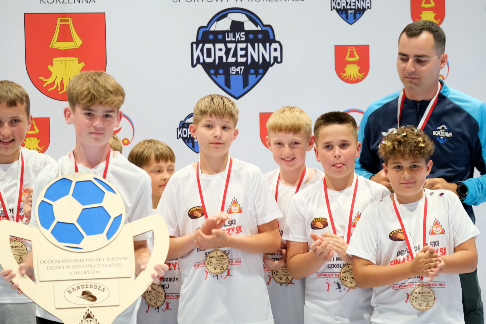 Korzenna, przywitanie mistrzów Polski