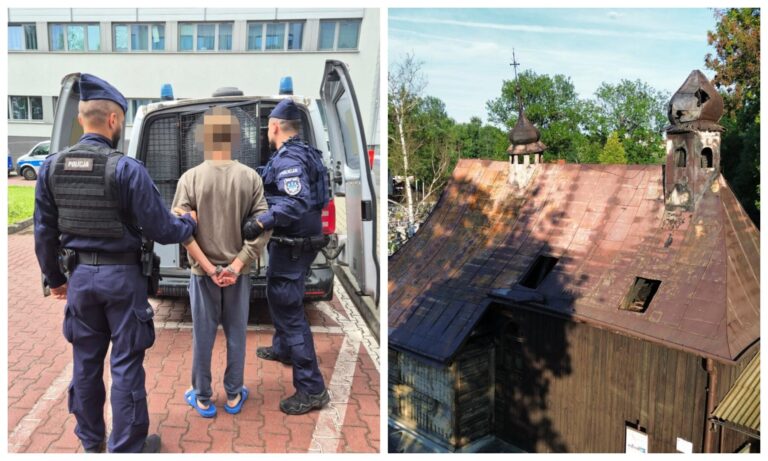 To on prawdopodobnie podpalił kościół w Nowym Sączu. 22-latek w więzieniu