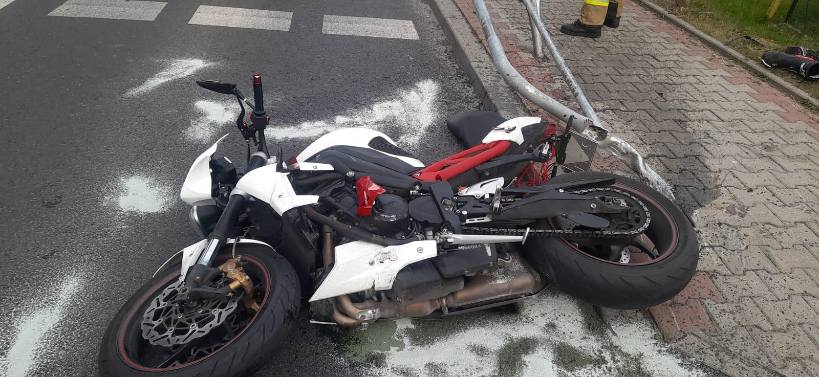 Frycowa, wypadek motocyklisty
