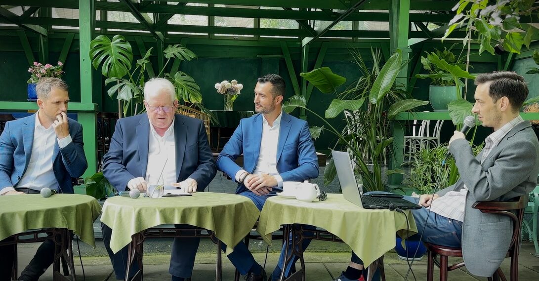 Dawid Kulig, dziennikarz, Sucha Struga, Rytro, Wiktor Grotek Nowy Sącz, Tomasz Bałdys Kraków, Józef Hojnor Nowy Sącz, Sandecja, video, zdjęcia, wywiad, debata