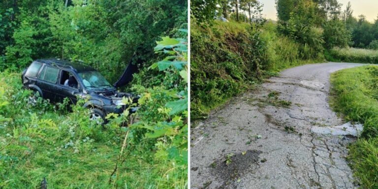 Dwie osoby w szpitalu, trzecia uciekła z miejsca wypadku. Policja ustala kto był kierowcą