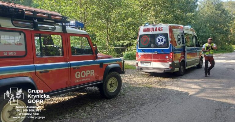 Sporo interwencji krynickich goprowców w te wakacje