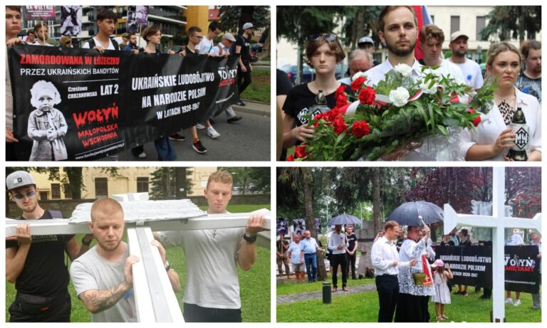 Nowy Sącz nie zapomina o ludobójstwie na Wołyniu. Na Starym Cmentarzu stanął krzyż pamięci