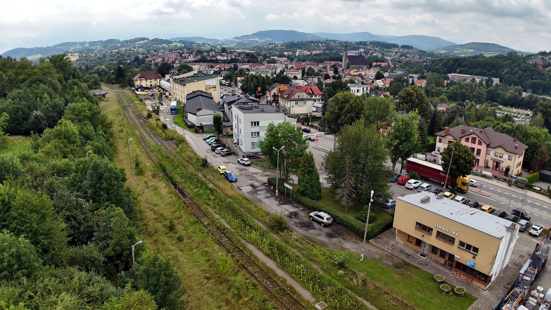 stacja kolejowa Limanowa