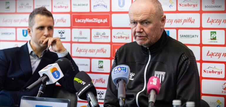 Robert Kasperczyk nie jest już trenerem Sandecji. Prezes Bałdys nie zabiera głosu