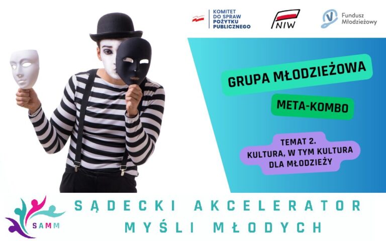 Czy w ramach wydatków budżetowych na kulturę w Nowym Sączu powinien funkcjonować budżet kultury dla młodzieży? ZAGŁOSUJ!