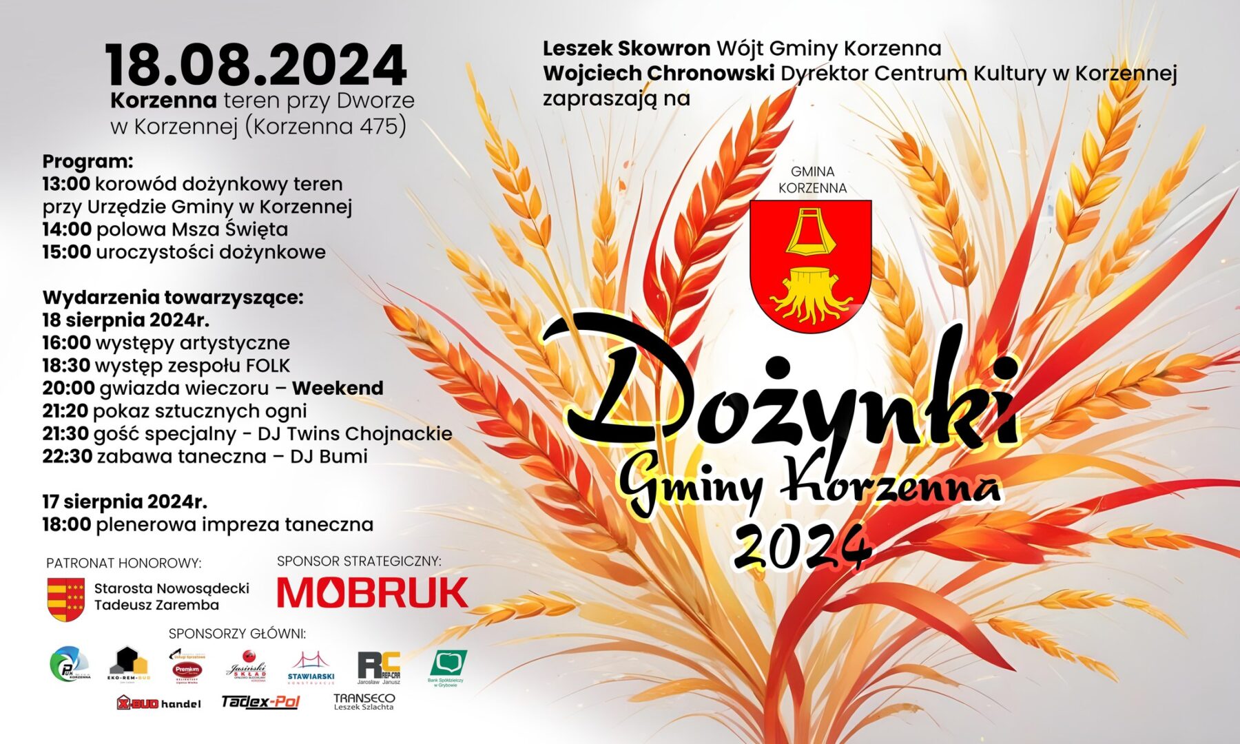 dożynki Korzenna