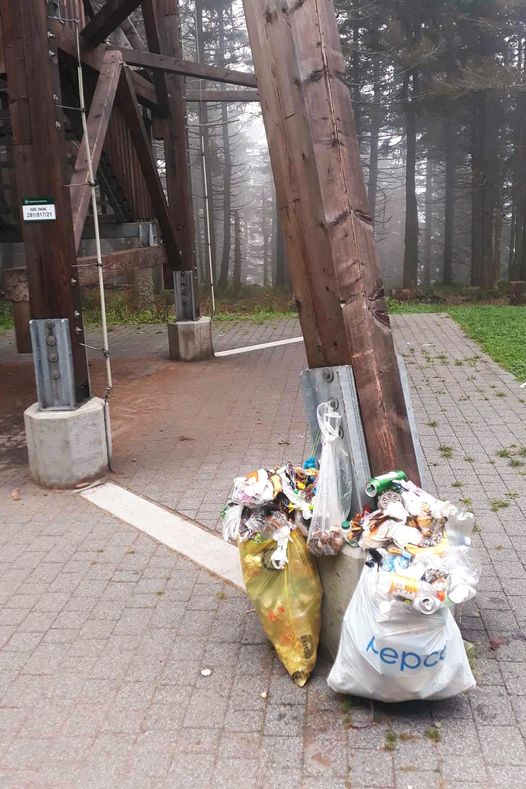 Radziejowa, śmieci
