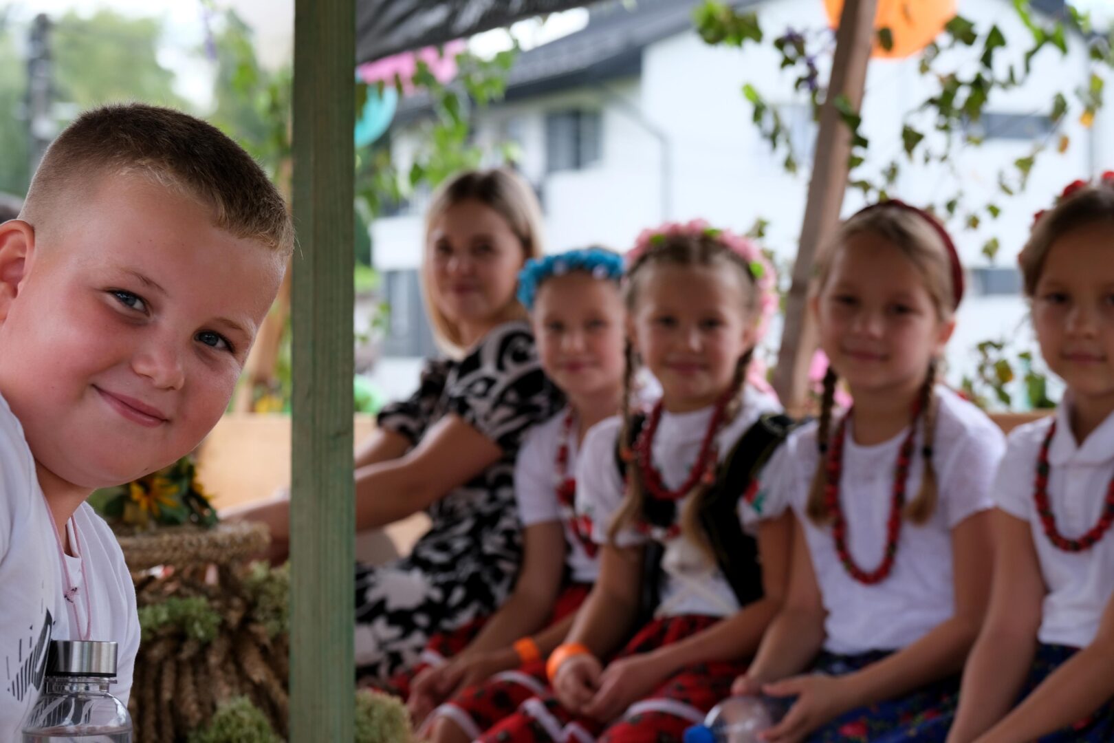 korowód dożynkowy Korzenna