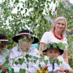 korowód dożynkowy Korzenna