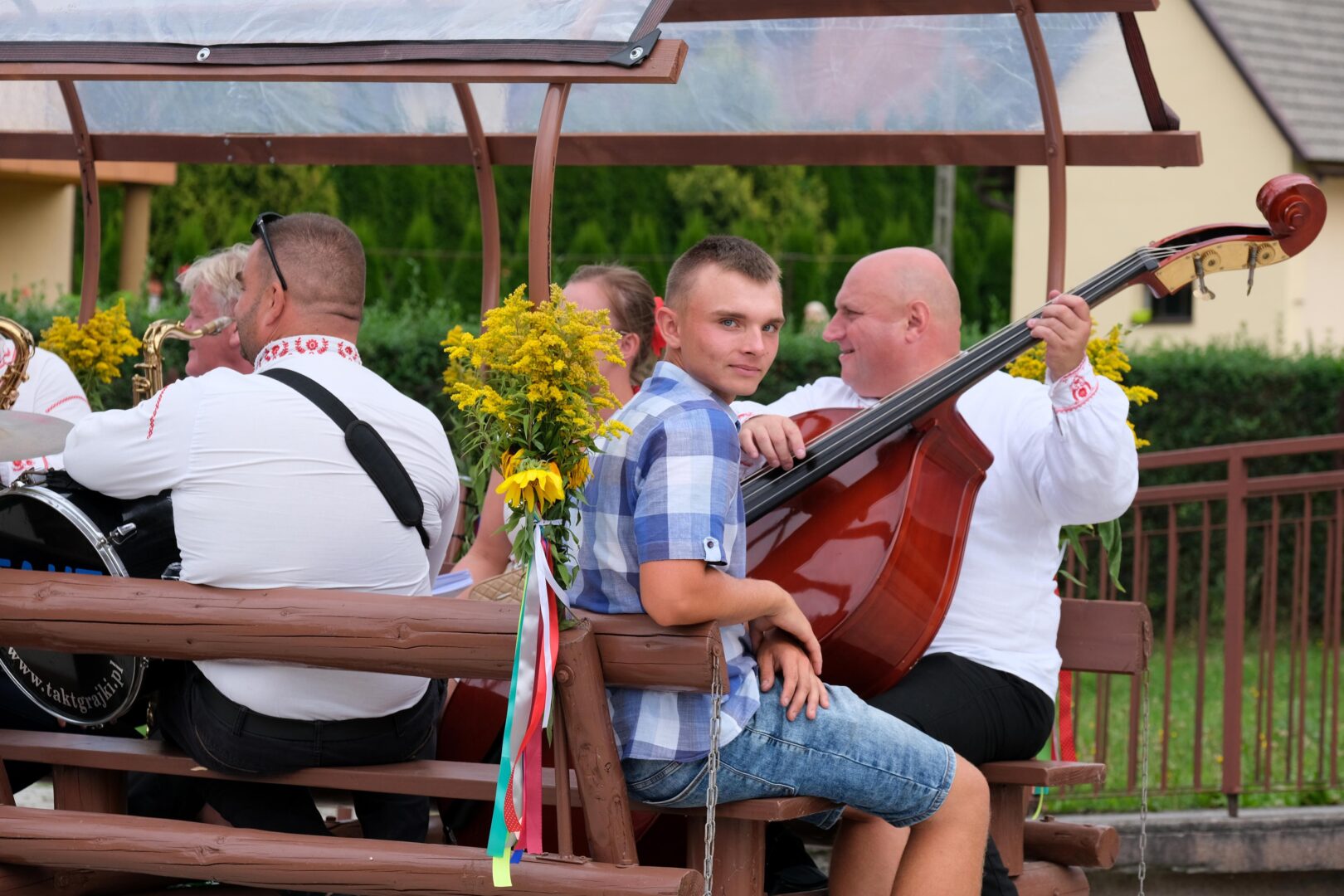korowód dożynkowy Korzenna
