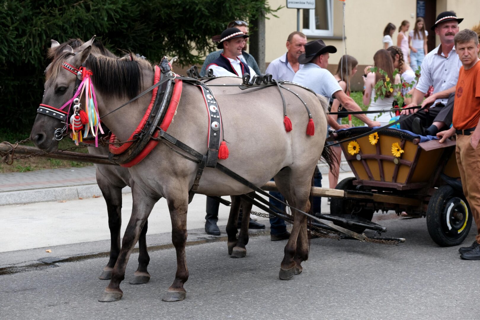 korowód dożynkowy Korzenna