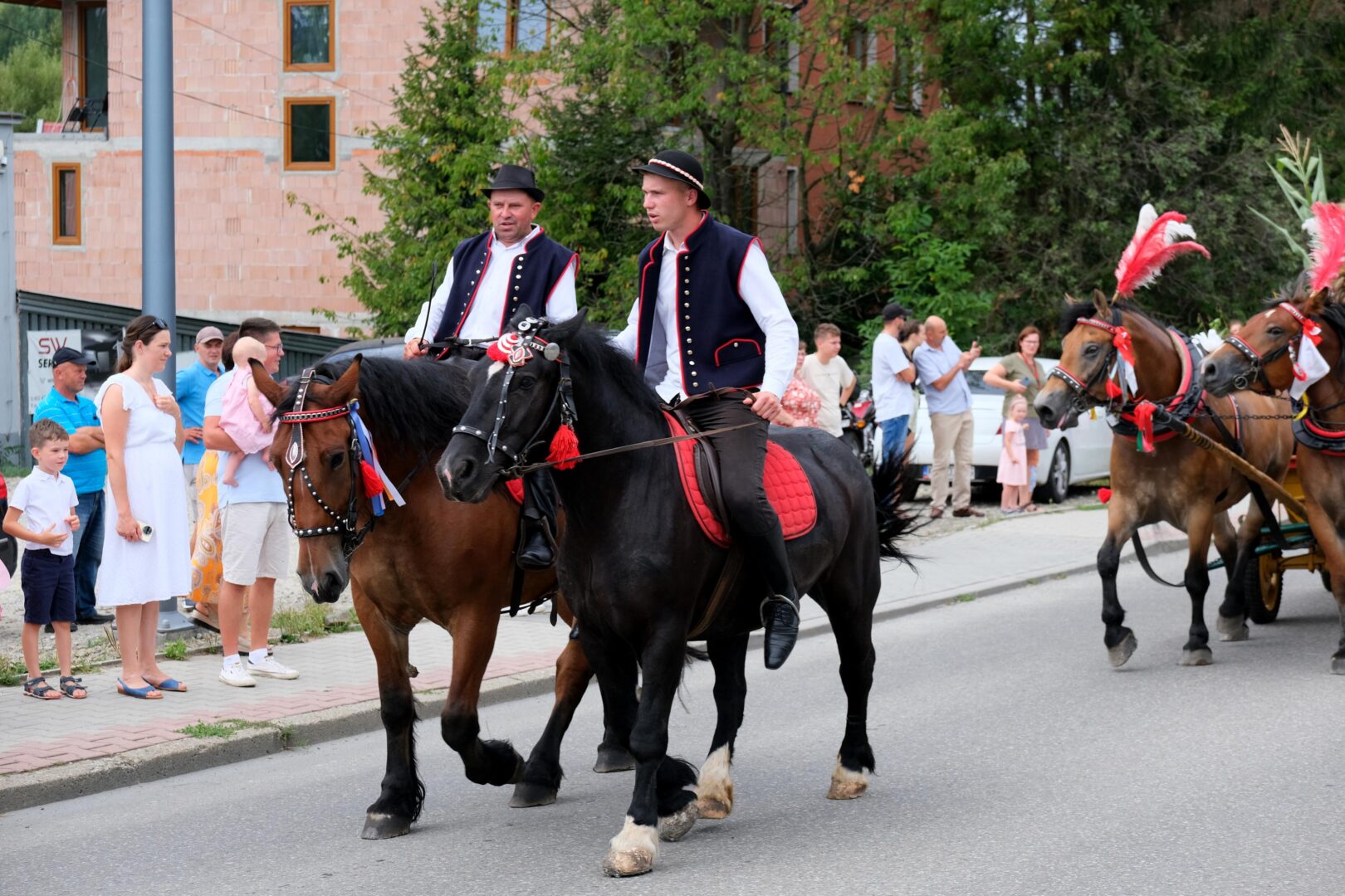 korowód dożynkowy Korzenna