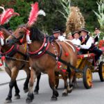 korowód dożynkowy Korzenna