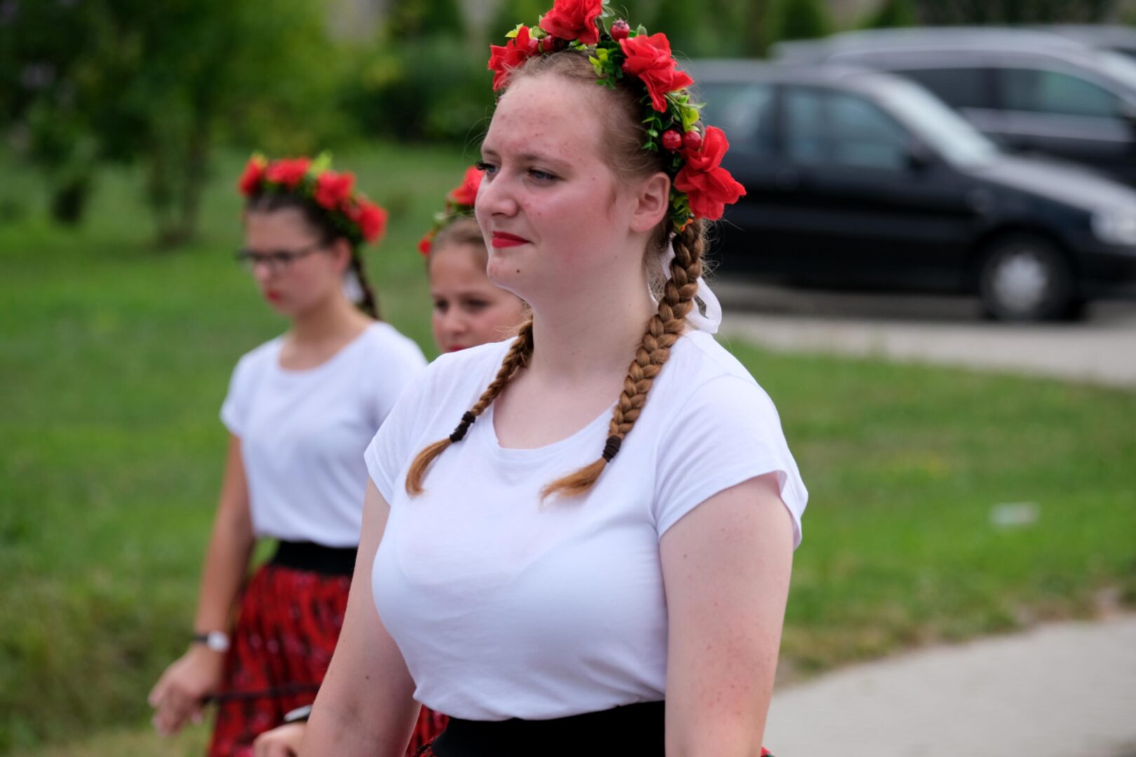 korowód dożynkowy Korzenna
