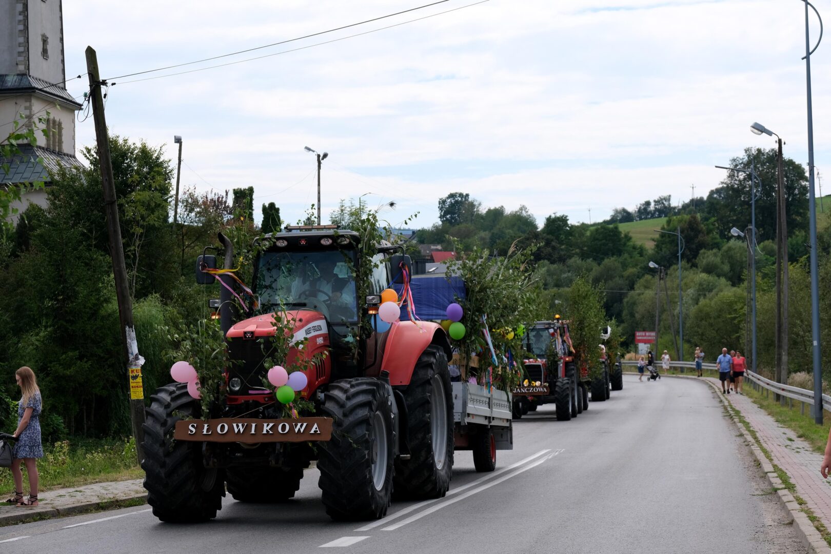 korowód dożynkowy Korzenna