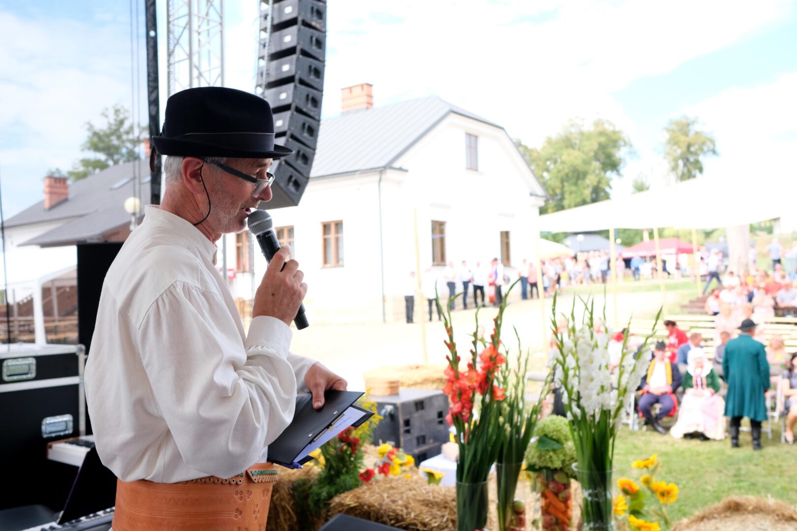 korowód dożynkowy Korzenna