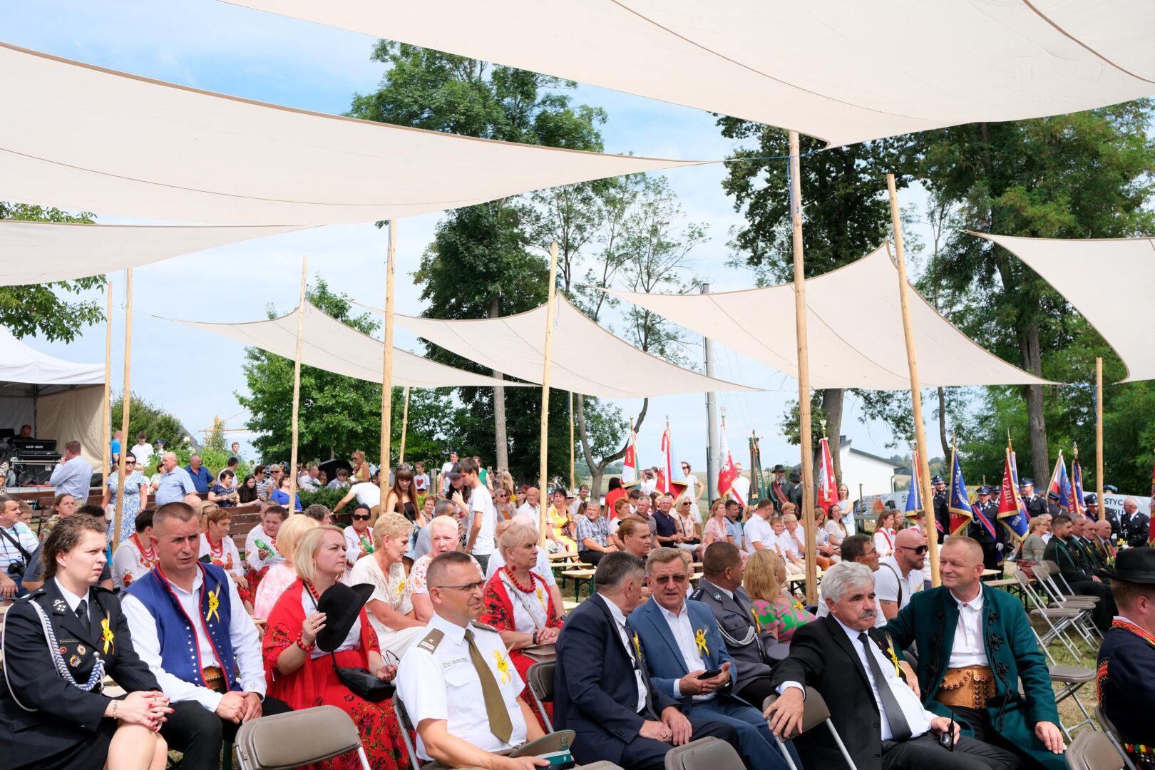 korowód dożynkowy Korzenna