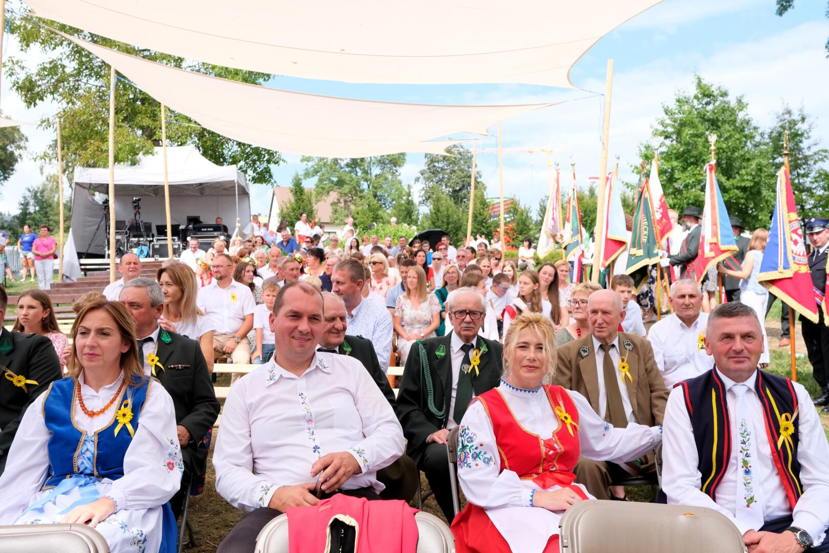 korowód dożynkowy Korzenna