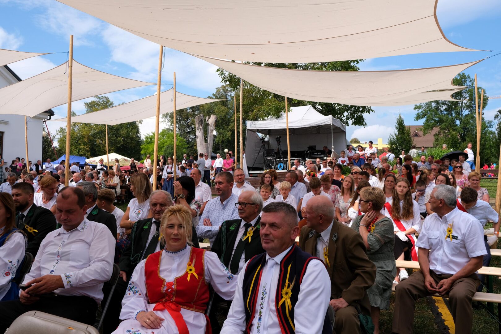 korowód dożynkowy Korzenna