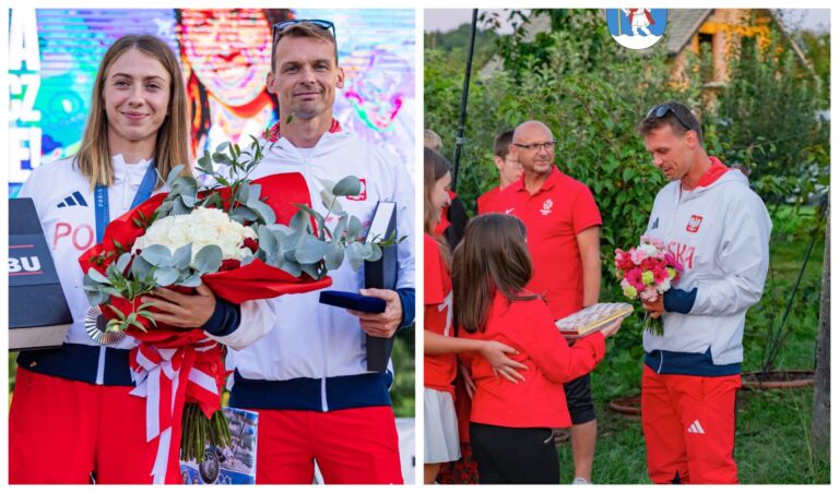 Olimpijska para. Połączyła ich miłość do siebie i kajakarstwa. Tak ich witano w Chełmcu i Nowym Sączu [FOTOGALERIA]