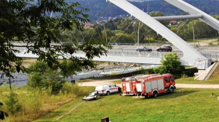 Nowy Sącz. Na rzece Dunajec trwają poszukiwania 27-latka