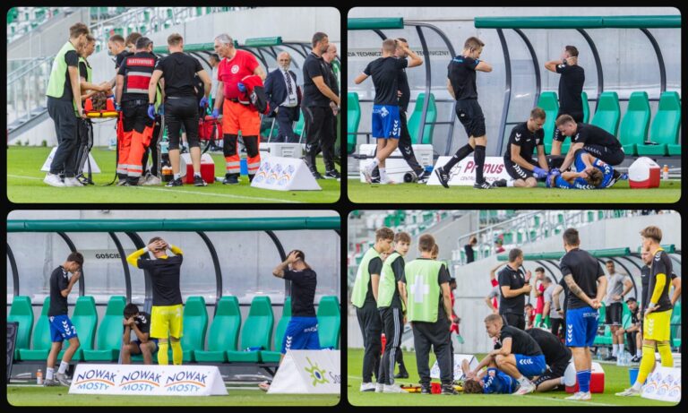 Drastyczna kontuzja piłkarza Sandecji [ZDJĘCIA]