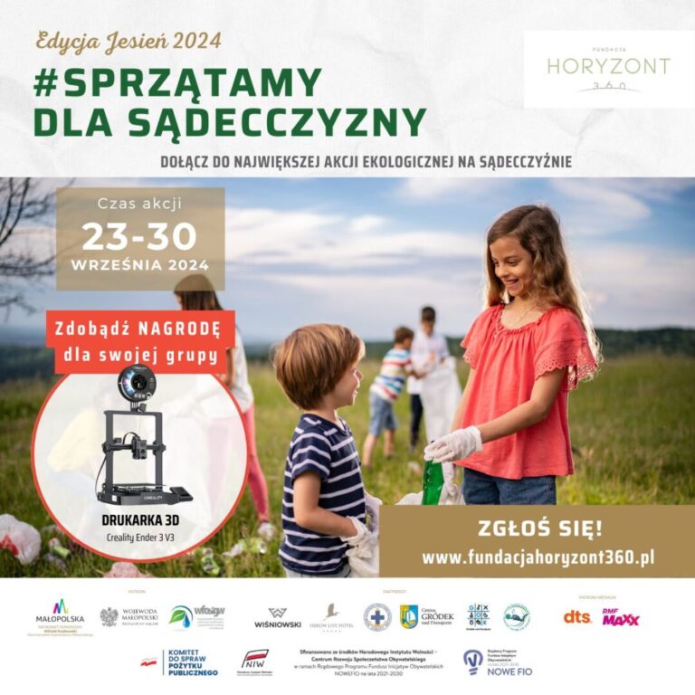 Sprzątamy dla Sądecczyzny. Już dziś dołącz do największej akcji ekologicznej na Sądecczyźnie i zdobądź nagdodę