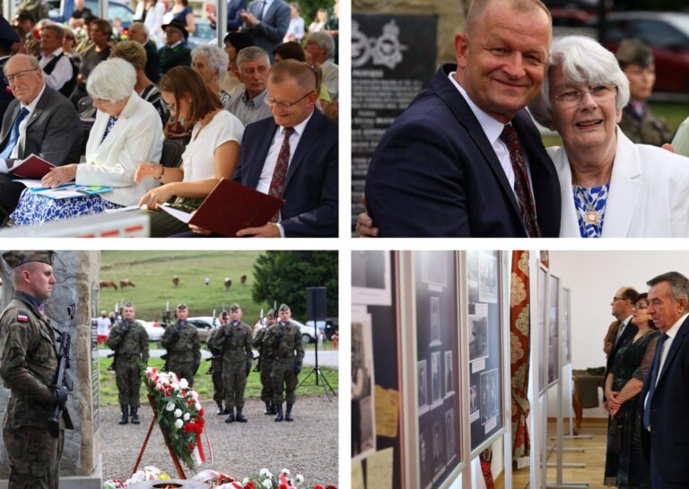 80 lat temu zginął jej ojciec. Przyjechała na Sądecczyznę by go upamiętnić [ZDJĘCIA]
