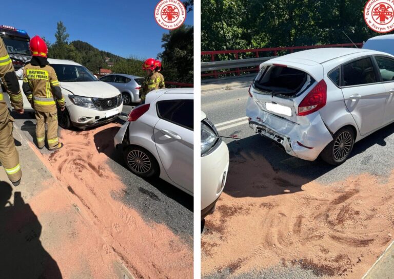 Nowy Sącz. Kolizja na ul. Węgierskiej. Są poszkodowani