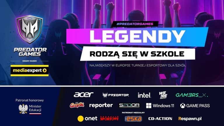 Największa w Europie platforma edukacyjna o esporcie i gamingu – startuje drugi sezon Predator Games. Fantastyczna inicjatywa dla szkół