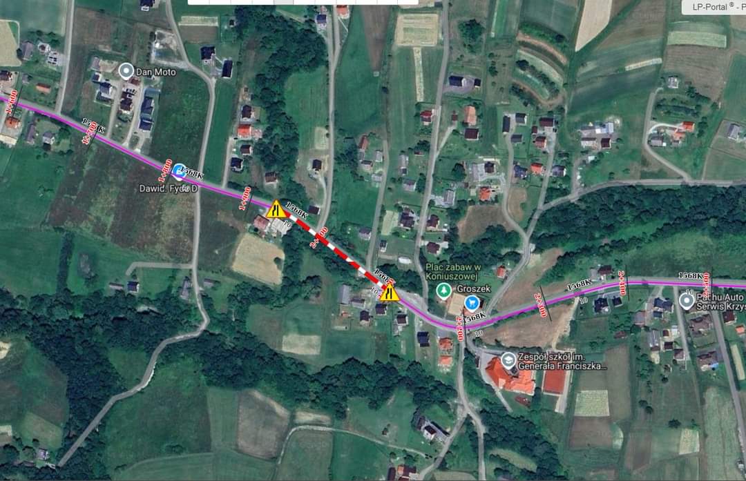 remont drogi Koniuszowa