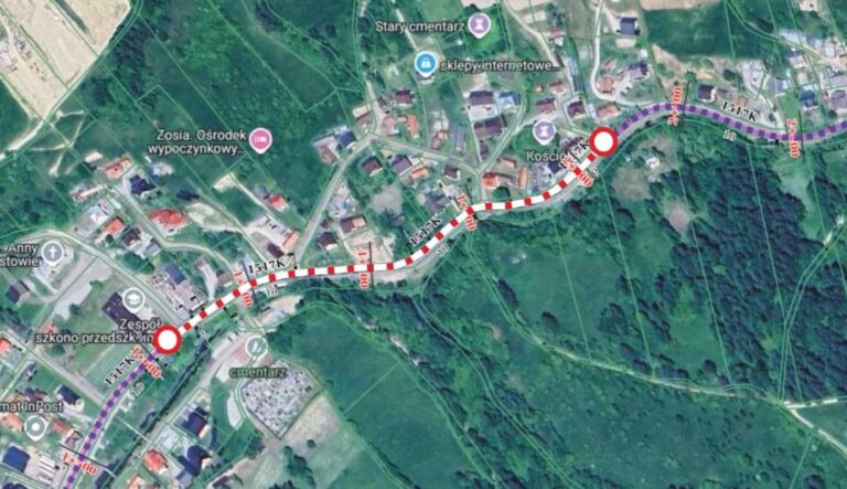 Droga powiatowa w Żegiestowie zostanie zamknięta