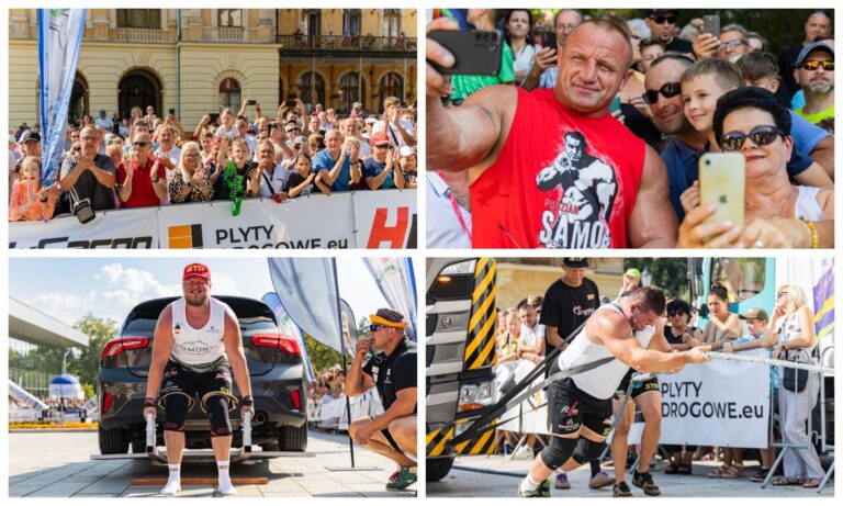 Strongmani opanowali sądeckie uzdrowisko. Pokaz siły przyciągnął tłumy [FOTORELACJA]