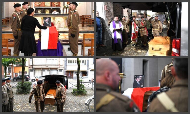 Belgia pożegnała bohatera z Rytra. Ciało kapitana Jana Brzeskiego wraca do Polski