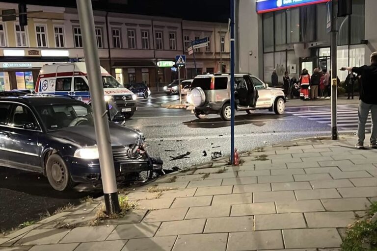 Komunikat: kolizja w Gorlicach. Występują utrudnienia w ruchu