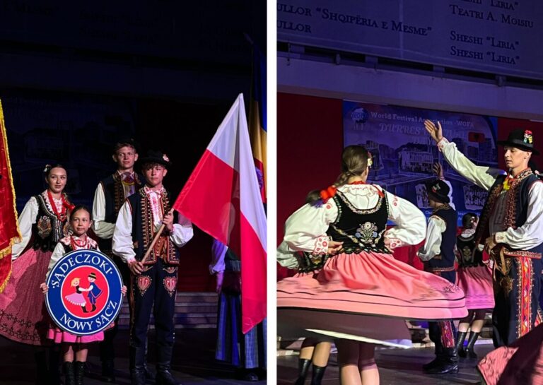 Zachwycili Albańczyków sądeckim folklorem [ZDJĘCIA]
