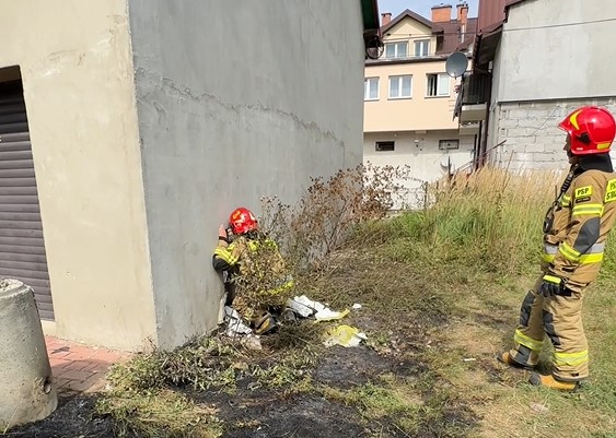 pożar, ul. Żywiecka