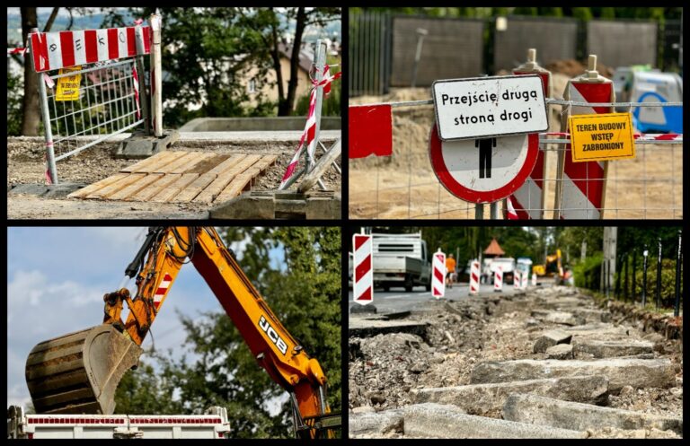 Zrywają asfalt w ścisłym centrum Nowego Sącza [ZDJĘCIA]