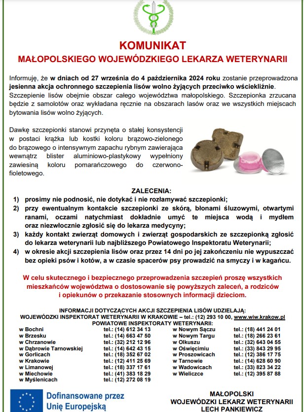 szczepienie lisów