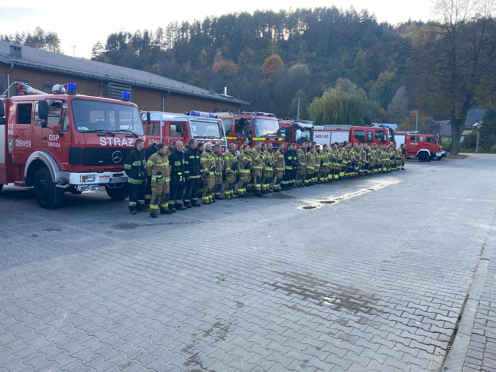 strażackie ćwiczenia, Sądecczyzna