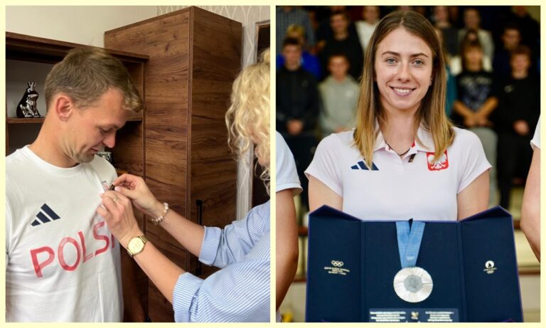 Olimpijczycy Klaudia i Grzegorz z najwyższym odznaczeniem Samochodówki