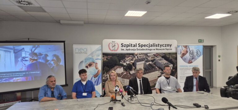 Nowy Sącz. To był pierwszy zabieg z użyciem robota da Vinci