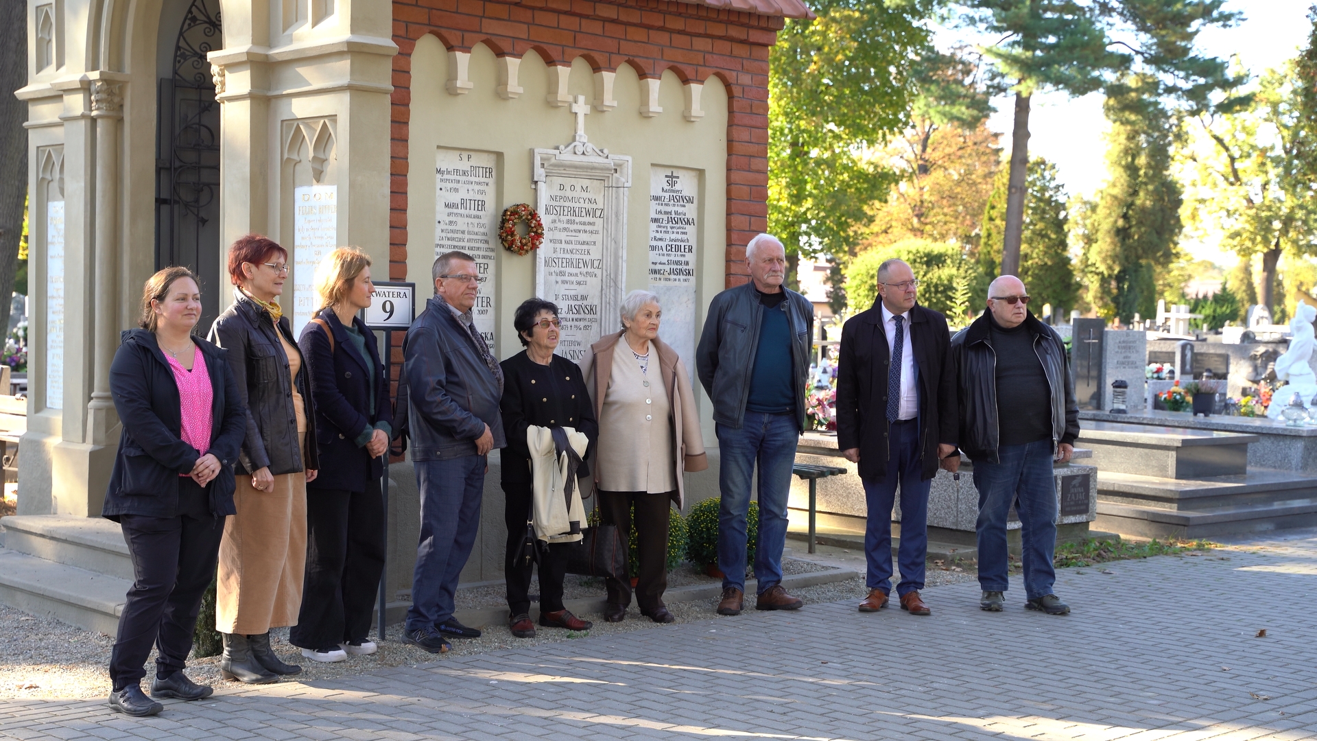 Zakończenie prac konserwatorskich rodzinnego grobowca Marii Ritter