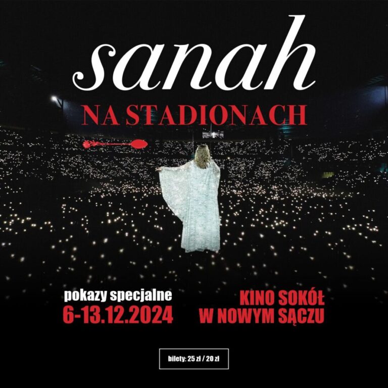 Zobacz Sanah w Kinie SOKÓŁ w Nowym Sączu!